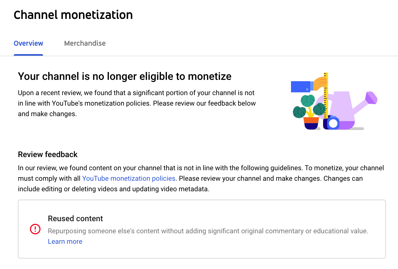 Youtube Monetization Disabled Adsense