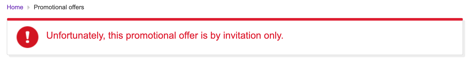 Ebay Promotion Invitation Only