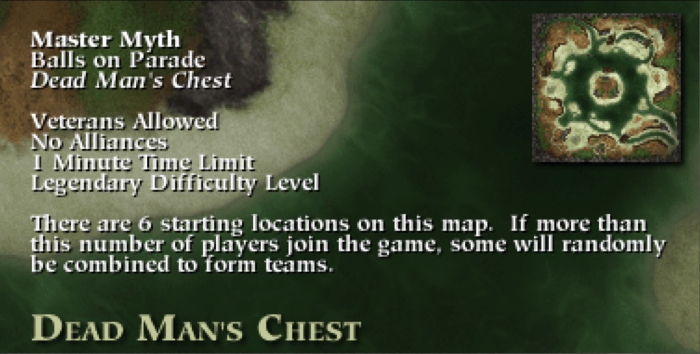 Myth Ii Soulblighter Multiplayer Map Level Dead Mans Chest