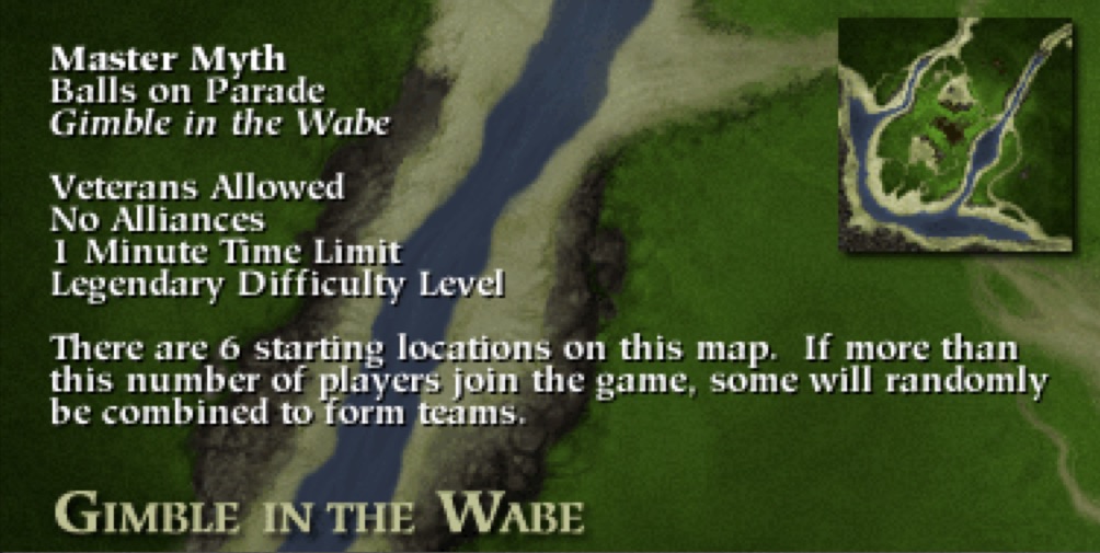 Myth Ii Soulblighter Multiplayer Map Level Gimble In The Wabe