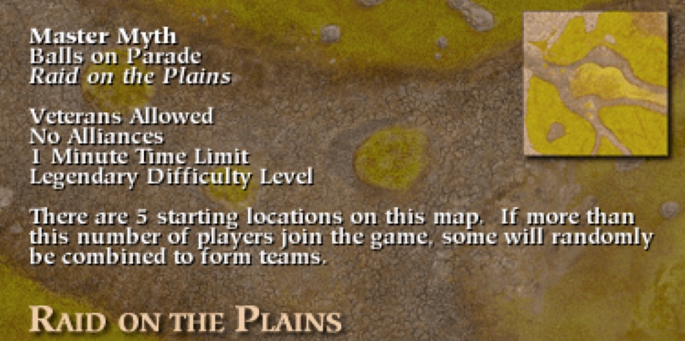 Myth Ii Soulblighter Multiplayer Map Level Raid On The Plains