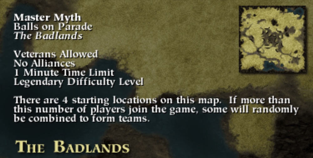 Myth Ii Soulblighter Multiplayer Map Level The Badlands
