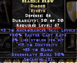 Bramble Brow Diadem Eth Eth Diablo Ii