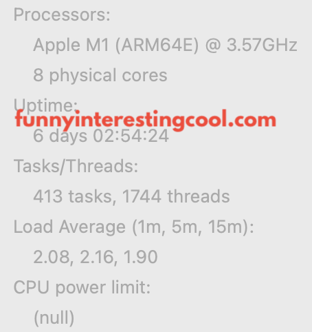 Macbook Air Processor Speed M1 Menu Meters