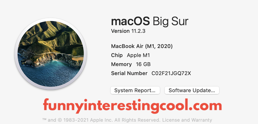 Macbook Air Processor Speed M1 About This Mac