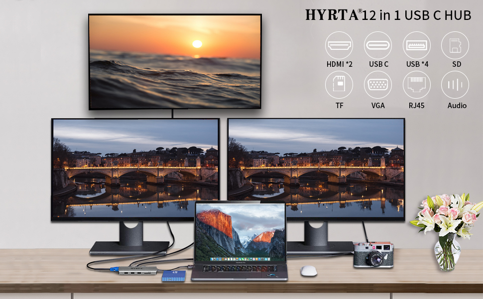 Hytra Usb Hub Mst Macos Dual Screens 2