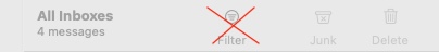 Macos Mail Remove Filter Icon Toolbar