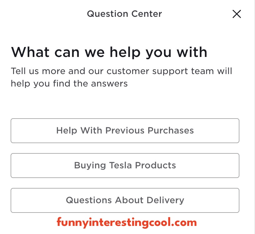 Tesla Question Center