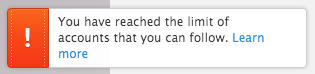 Soundcloud Reached Limit Of Accounts You Can Follow
