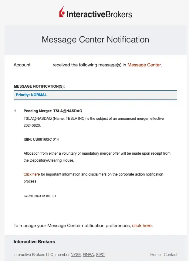 Pending Merger Tesla