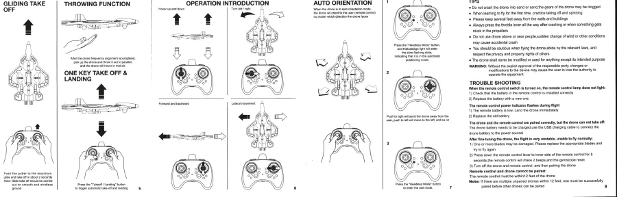 Funpx Foam Rc Airplane Drone Instructions 2
