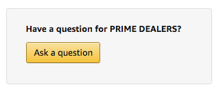 Amazon Ask A Question Seller