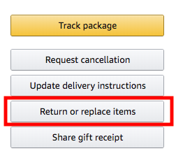 Amazon Return Or Replace Items